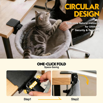 MeowAlliance™ DeskPerch Elevated WFH Cat Bed