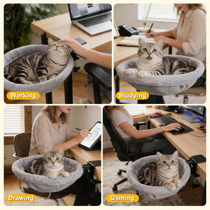 MeowAlliance™ DeskPerch Elevated WFH Cat Bed